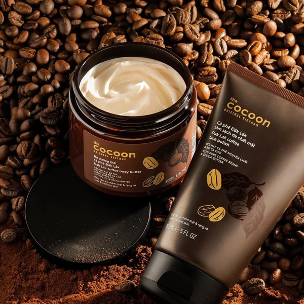 Combo Làm Sạch & Bơ Dưỡng Ẩm Cà Phê Đắk Lắk